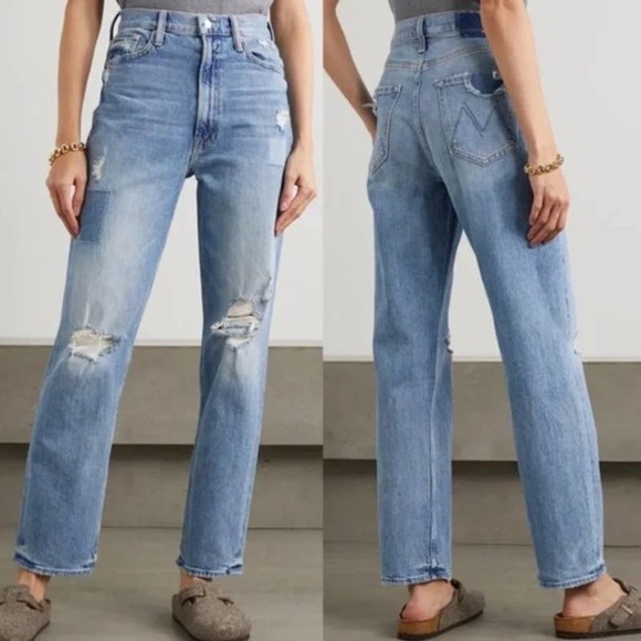 MOTHER Denim - Mother High Waisted Study Hover We Are Castaways Jeans 27